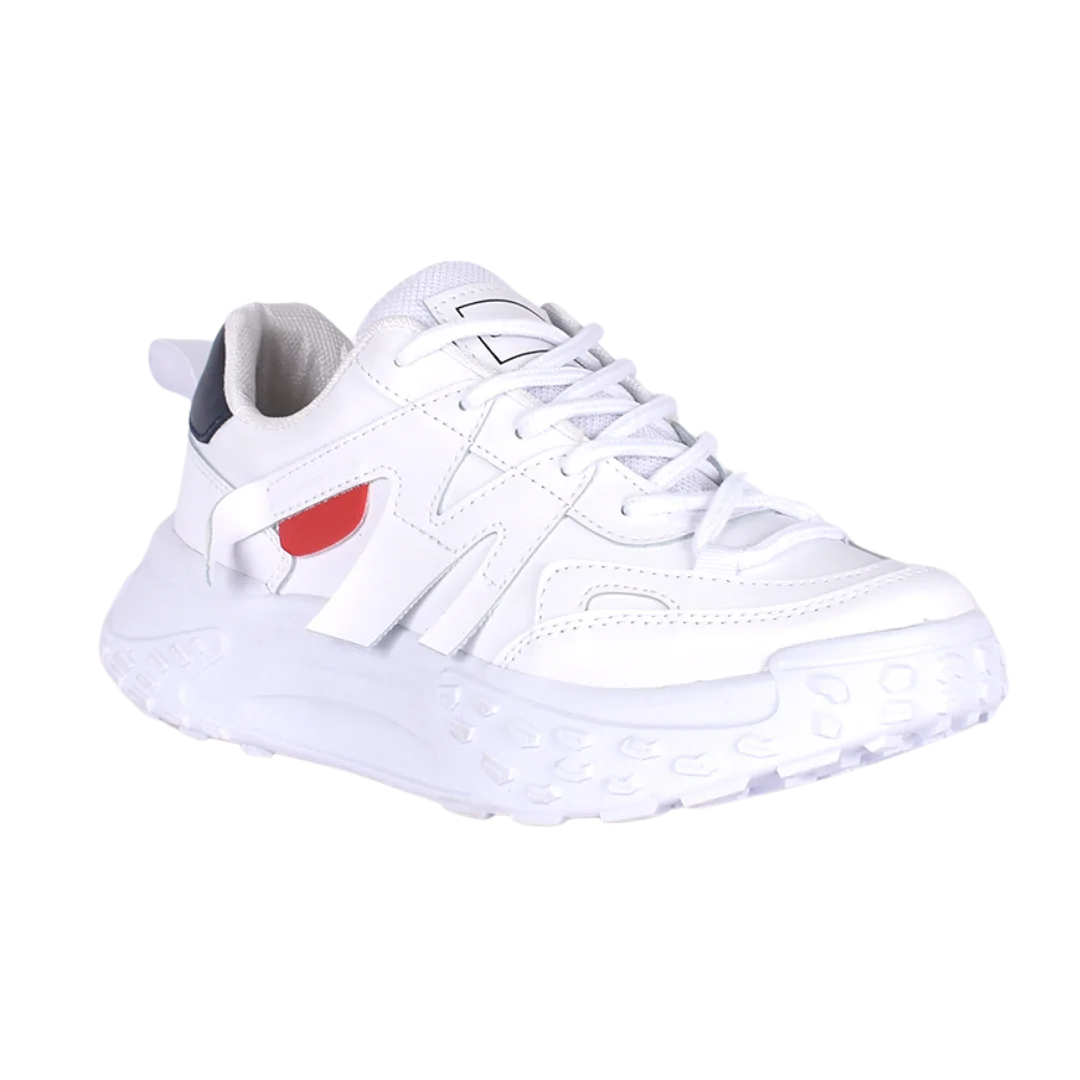 Modelo Azalea, tenis casual para mujer en color blanco