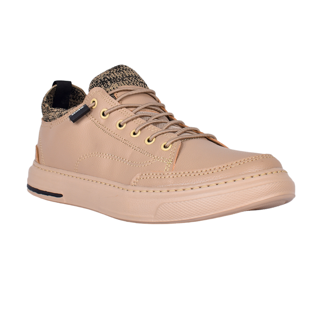 Tenis casuales Pulso masculino color beige