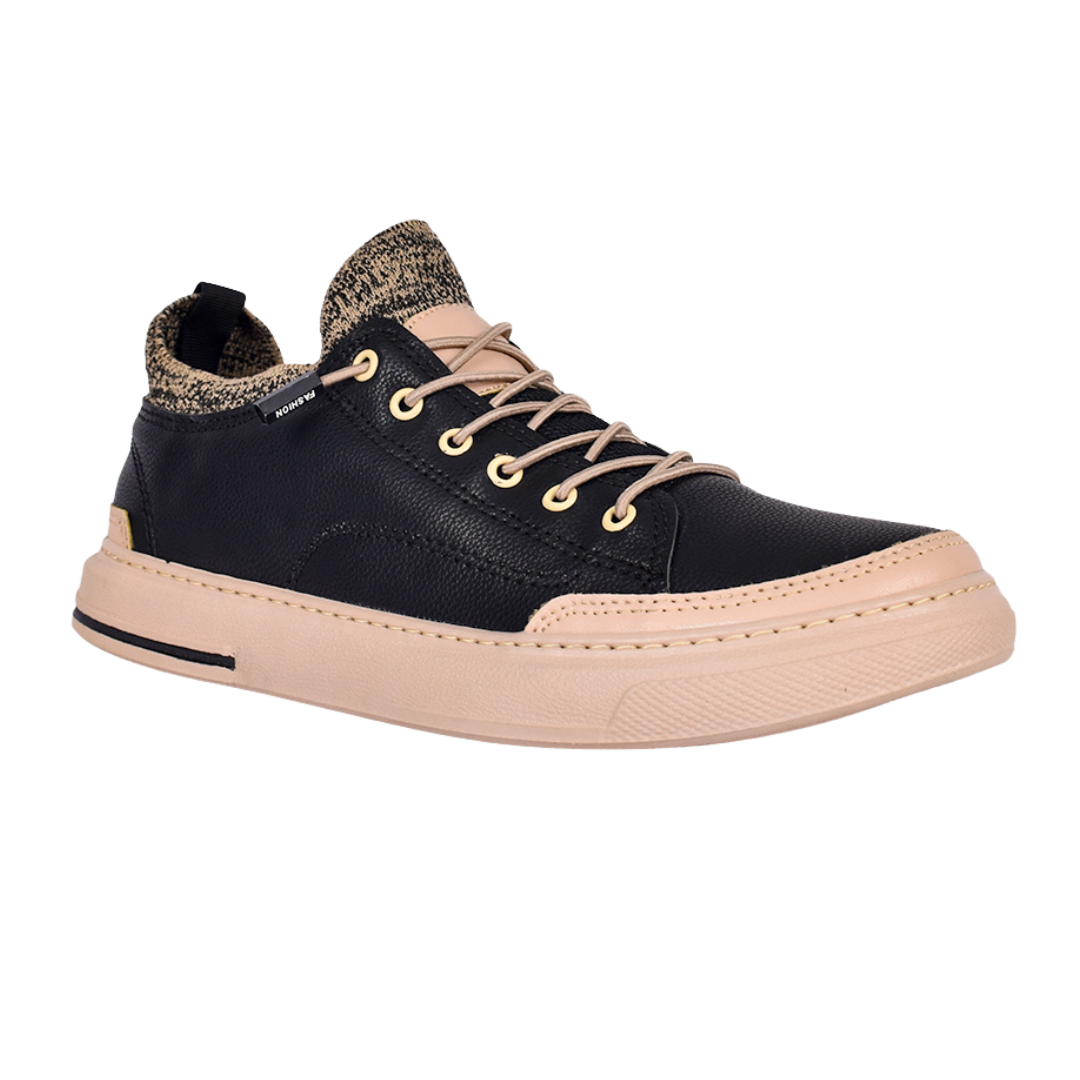 Tenis casuales Pulso masculino color negro