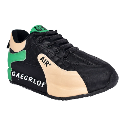 Tenis casuales tipo coreano para hombre en color negro