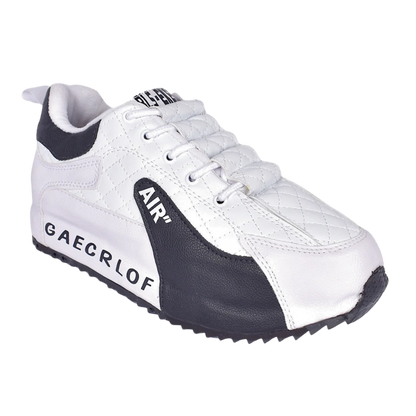 Tenis casuales tipo coreano para hombre en color blanco