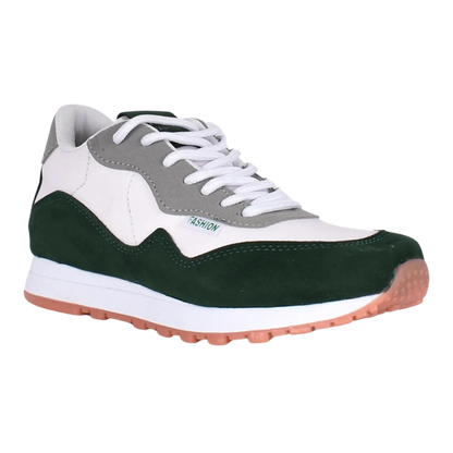 Tenis Casuales Suelaviva Brisa para mujer en fondo blanco, diseño hermoso y ligero con suela spansor, material sintético, forro en lycron, plantilla Eva anatómica, cordón y plano en algodón.